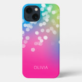 Bokeh Colorful Gradient iPhone Case Hoesje (Achterkant)