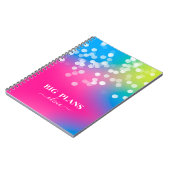 Bokeh Colorful Gradient Notitieboek (Linkerzijde)
