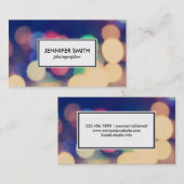 Bokeh | Colorful II Visitekaartje (Voorkant / Achterkant)