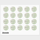 bokeh crystal glitter monogram dank u Sticker (Vel)