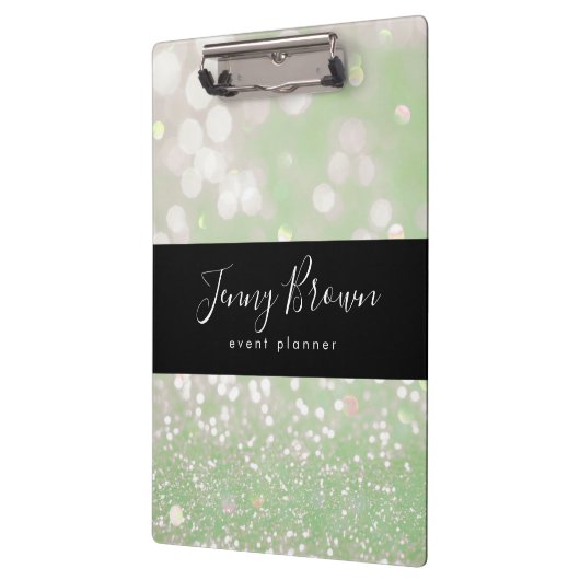 bokeh crystal glitter pastel monogram Klembord (Links)