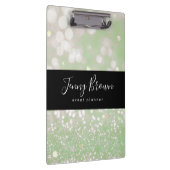 bokeh crystal glitter pastel monogram Klembord (Rechts)