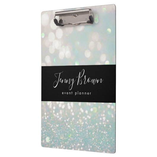 bokeh crystal glitter pastel monogram Klembord (Links)