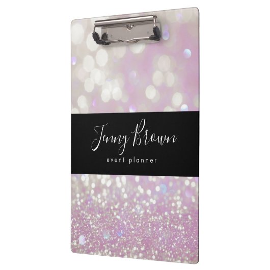 bokeh crystal glitter pastel monogram Klembord (Links)