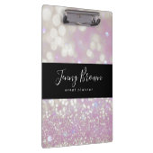 bokeh crystal glitter pastel monogram Klembord (Rechts)