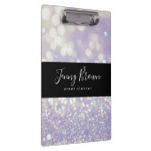 bokeh crystal glitter pastel monogram Klembord (Rechts)