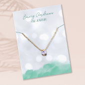 Bokeh Designer Sieraden Ketting Houder Display Visitekaartje