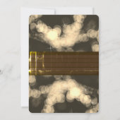 Bokeh Doctor Stethoscoop EKG Graduation Party Kaart (Achterkant)