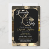 Bokeh Doctor Stethoscoop EKG Graduation Party Kaart (Voorkant)