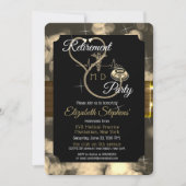 Bokeh Doctor Stethoscope EKG Retirement Party Kaart (Voorkant)