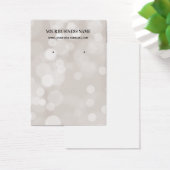 Bokeh Earring Display Card Visitekaartje (Bureau)