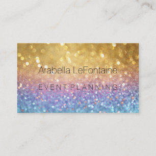 Bokeh Elegant Events Visitekaartje Glitter