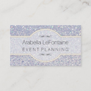 Bokeh Elegant Events Visitekaartje Glitter