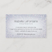 Bokeh Elegant Events Visitekaartje Glitter (Achterkant)