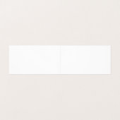 Bokeh Elegant Modern Business Tent Folded Visitekaartje (Binnenkant ongevouwen)