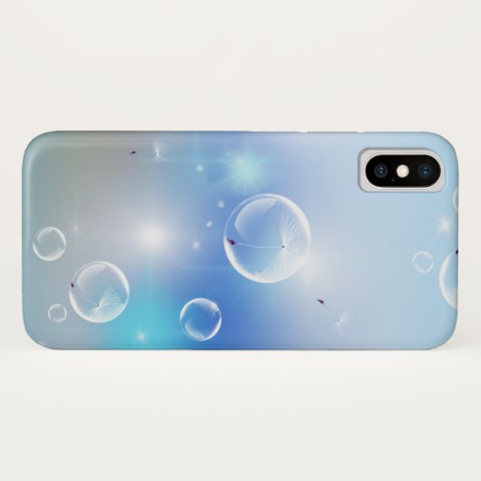 Bokeh en Bubbles Dandelion Case-Mate iPhone Case (Achterkant (horizontaal))