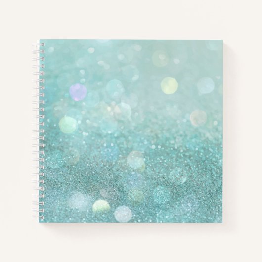 Bokeh en Glitter Sketchbook Notitieboek (Voorkant)