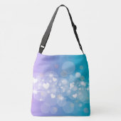 Bokeh en hart crossbody tas (Achterkant)