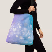 Bokeh en hart crossbody tas (Dichtbij)