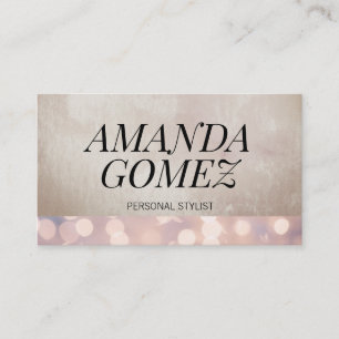 Bokeh en Lux Texture Visitekaartje