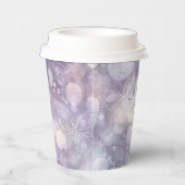 Bokeh en Vlinder Quinceanera ID1030 Papieren Bekers (Rechts)