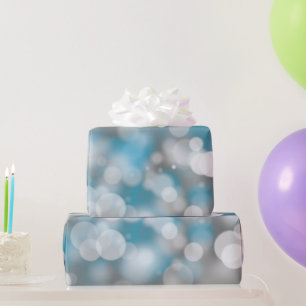Bokeh feestverlichting cadeaupapier