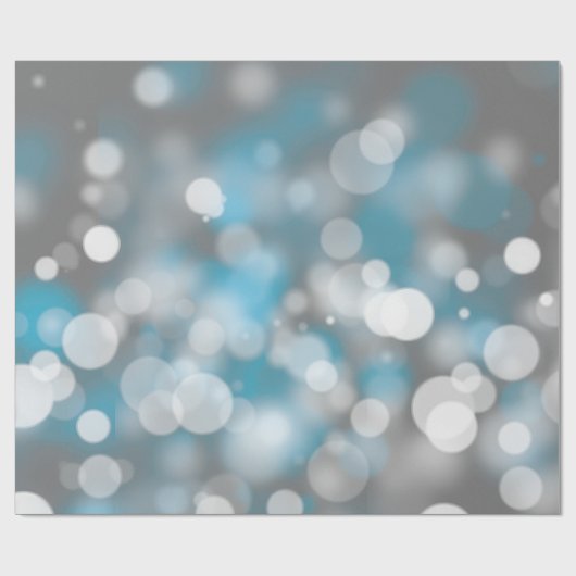 Bokeh feestverlichting cadeaupapier (Vlak)