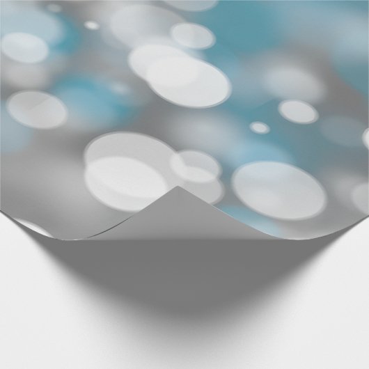 Bokeh feestverlichting cadeaupapier (Hoek)