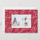 Bokeh Flare | Vakantieknopkaart Feestdagenkaart (Achterkant)