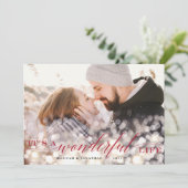 Bokeh Flare | Vakantieknopkaart Feestdagenkaart (Staand voorkant)