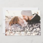 Bokeh Flare | Vakantieknopkaart Feestdagenkaart (Voorkant)