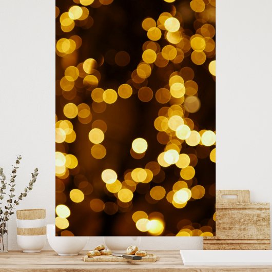 Bokeh-fotografie Poster (Keuken)