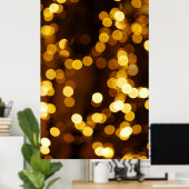 Bokeh-fotografie Poster (Thuiskantoor)