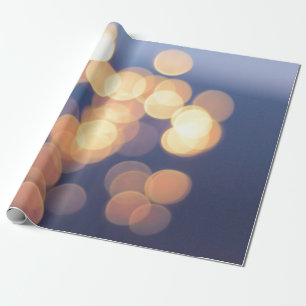 Bokeh-fotografie van lichten cadeaupapier