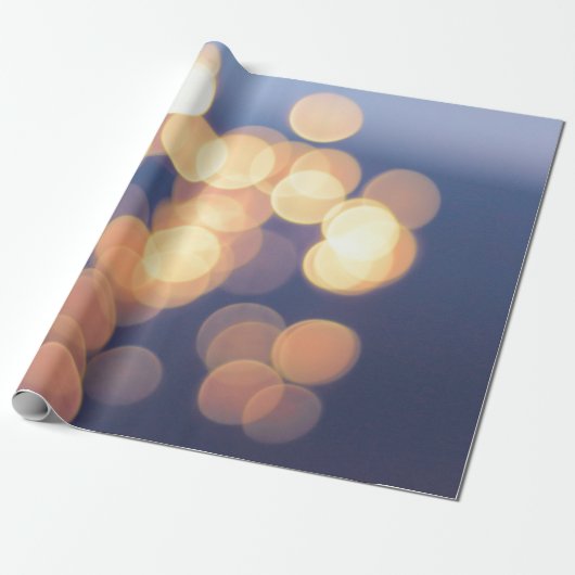 Bokeh-fotografie van lichten cadeaupapier (Uitgerold)