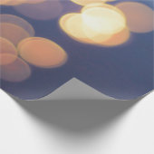 Bokeh-fotografie van lichten cadeaupapier (Hoek)