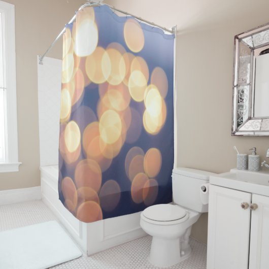 Bokeh-fotografie van lichten douchegordijn (In situ)