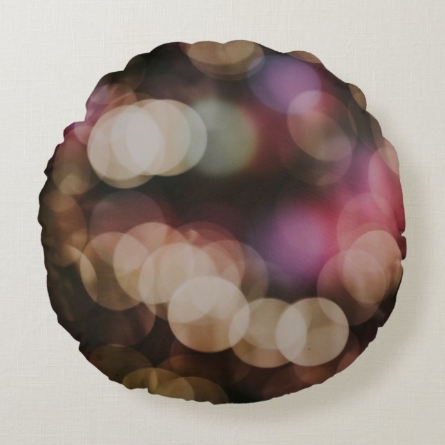 Bokeh-fotografie van lichten rond kussen (Voorkant)