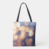 Bokeh-fotografie van lichten tote bag (Achterkant)