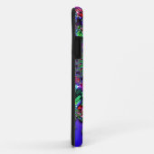 Bokeh Fractal Paarse Turquoise Case-Mate iPhone Case (Achterkant/rechts)