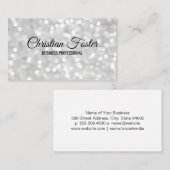 Bokeh Glitter Glamor Visitekaartje (Voorkant / Achterkant)