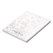 Bokeh Glitter Notitieblok (Linkerzijde)