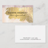 Bokeh Glow Drip | Goudolie Visitekaartje (Voorkant / Achterkant)