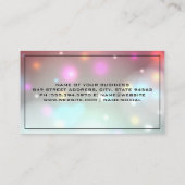 Bokeh Glow | Magische achtergrond Visitekaartje (Achterkant)