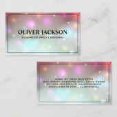 Bokeh Glow | Magische achtergrond Visitekaartje (Voorkant / Achterkant)