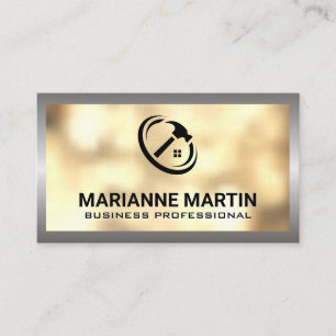 Bokeh Gold Visitekaartje Thuishammer-Logo
