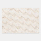 Bokeh Golden Lights kerstfeestdag Inpakpapier Vel (Voorkant 2)