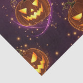 Bokeh Halloween | Glowing Jack-O’ Lantern (2) Tissuepapier (Detail)