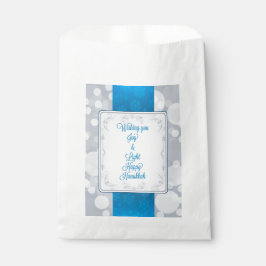 Bokeh Hanukkah Bedankzakje