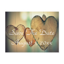 Bokeh Harten Save The Date